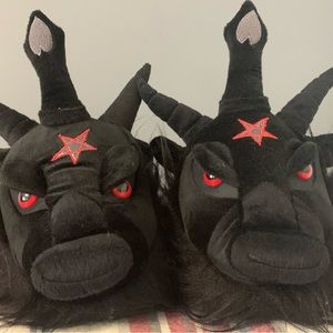 Baphomet Slippers - One size fits all